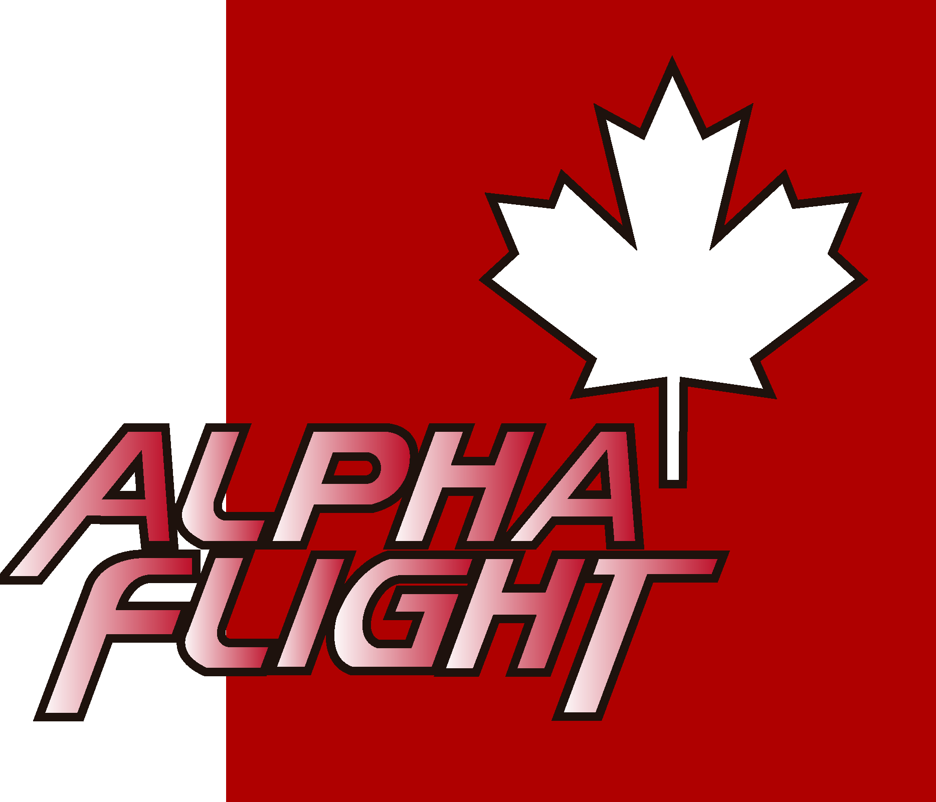 Alpha Flight Logo Vector Logo